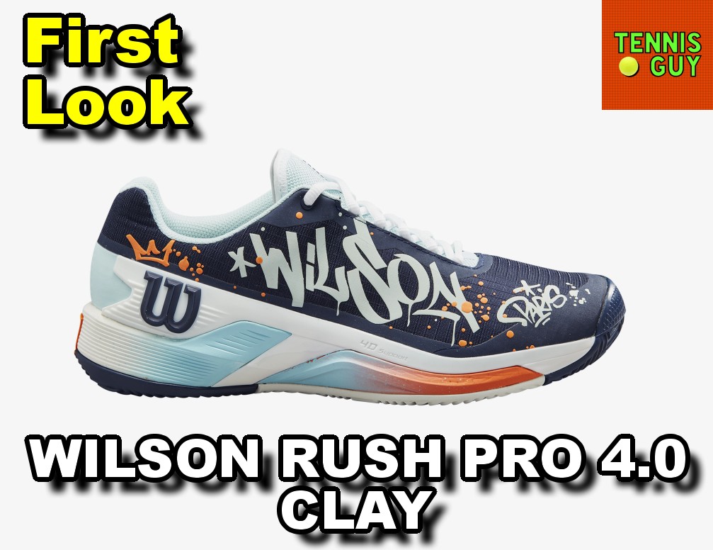 Wilson Rush Pro 4.0 Clay Paris Hope Edition Tennis Shoe | First Look